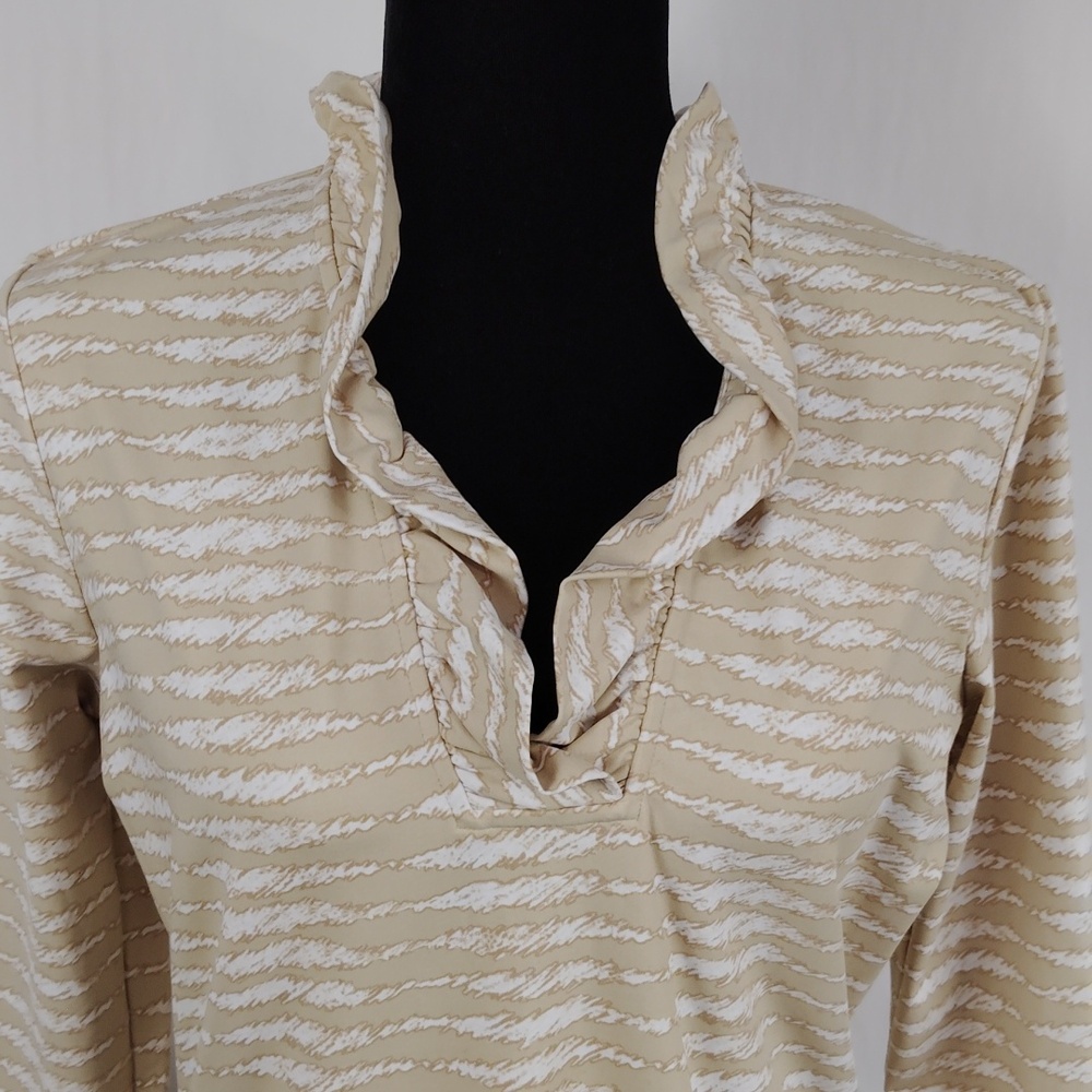 J. McLaughlin Durham Ruffle Top - Picture 4 of 8